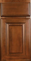 Cabinets with Coronet Bordeaux Finishes